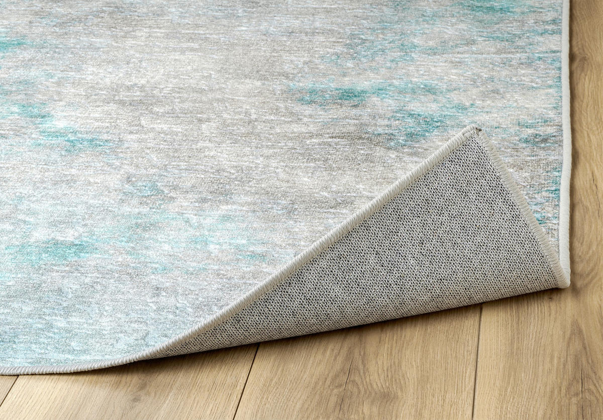 VINTAGE-TEPPICH 200/290 cm ONDEA ONIS Grau, Türkis, Hellgrau  - Türkis/Hellgrau, Design, Kunststoff/Textil (200/290cm) - Lindorug