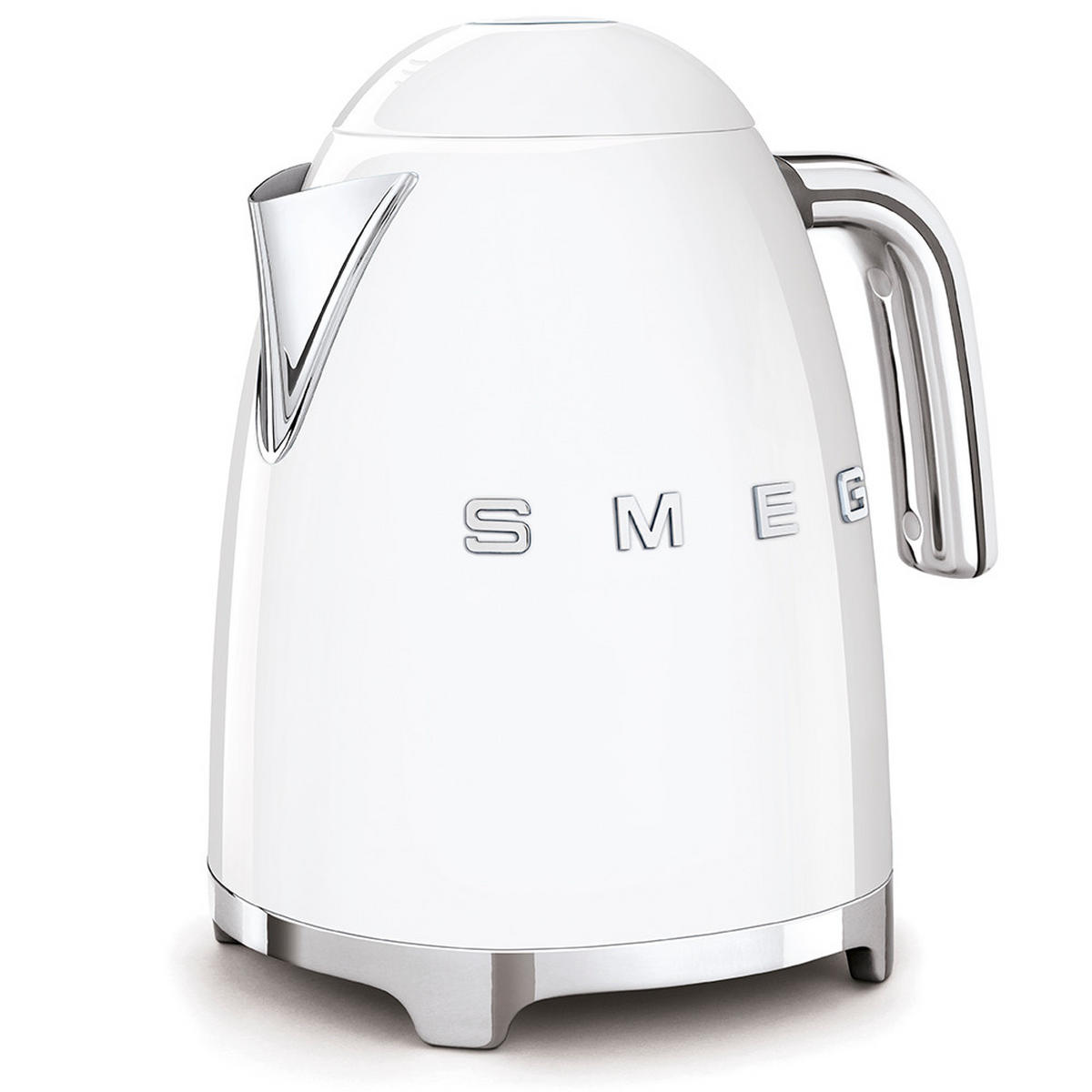 WASSERKOCHER 1,7 l  - Weiß Hochglanz, Design, Metall (22,3/24,8/17,1cm) - SMEG