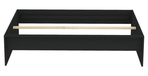 BETTRAHMEN 140/200 cm  in Anthrazit  - Anthrazit, KONVENTIONELL, Holzwerkstoff (140/200cm) - Hom`in