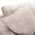 ECKSOFA Naturfarben Cord Zierkissen, Rückenkissen, Rücken echt  - Schwarz/Naturfarben, KONVENTIONELL, Kunststoff/Textil (234/170cm) - Carryhome