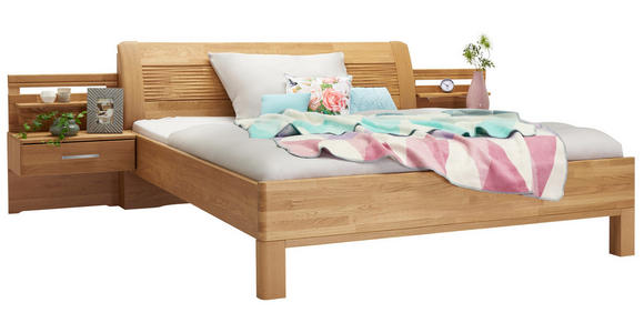 BETTANLAGE 180/200 cm in Eichefarben - Eichefarben, KONVENTIONELL, Holz/Holzwerkstoff (180/200cm) - Dieter Knoll