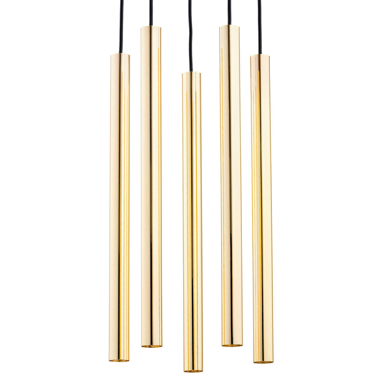 HÄNGELEUCHTE 133/30/30 cm  - Goldfarben/Schwarz, Design, Metall (133/30/30cm)