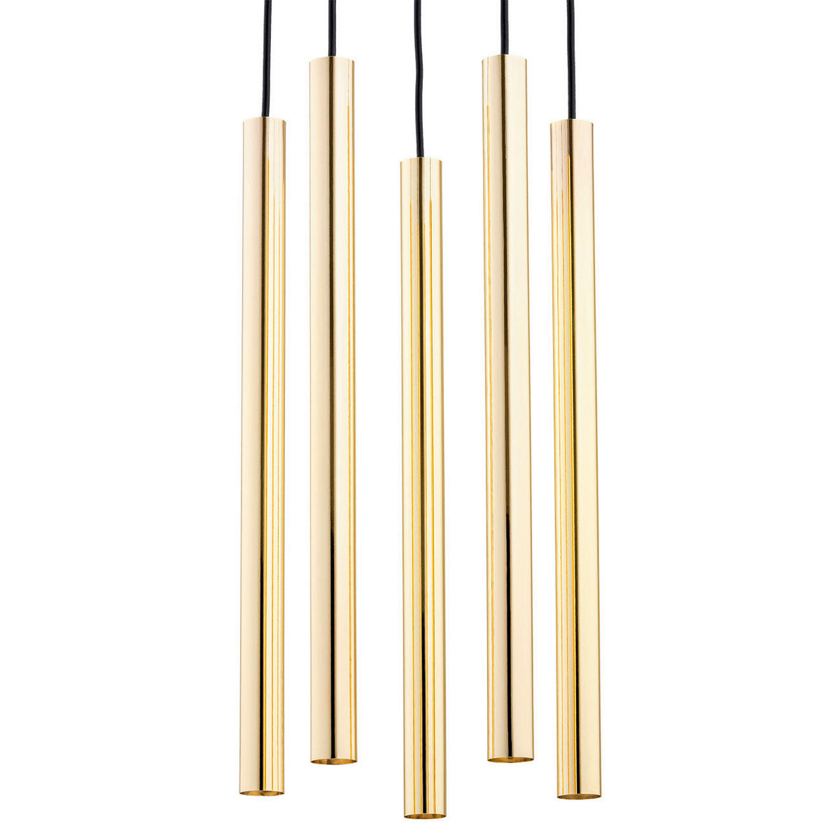 HÄNGELEUCHTE Argon Sicilia Plus 133/30/30 cm   - Goldfarben/Schwarz, Design, Metall (133/30/30cm)