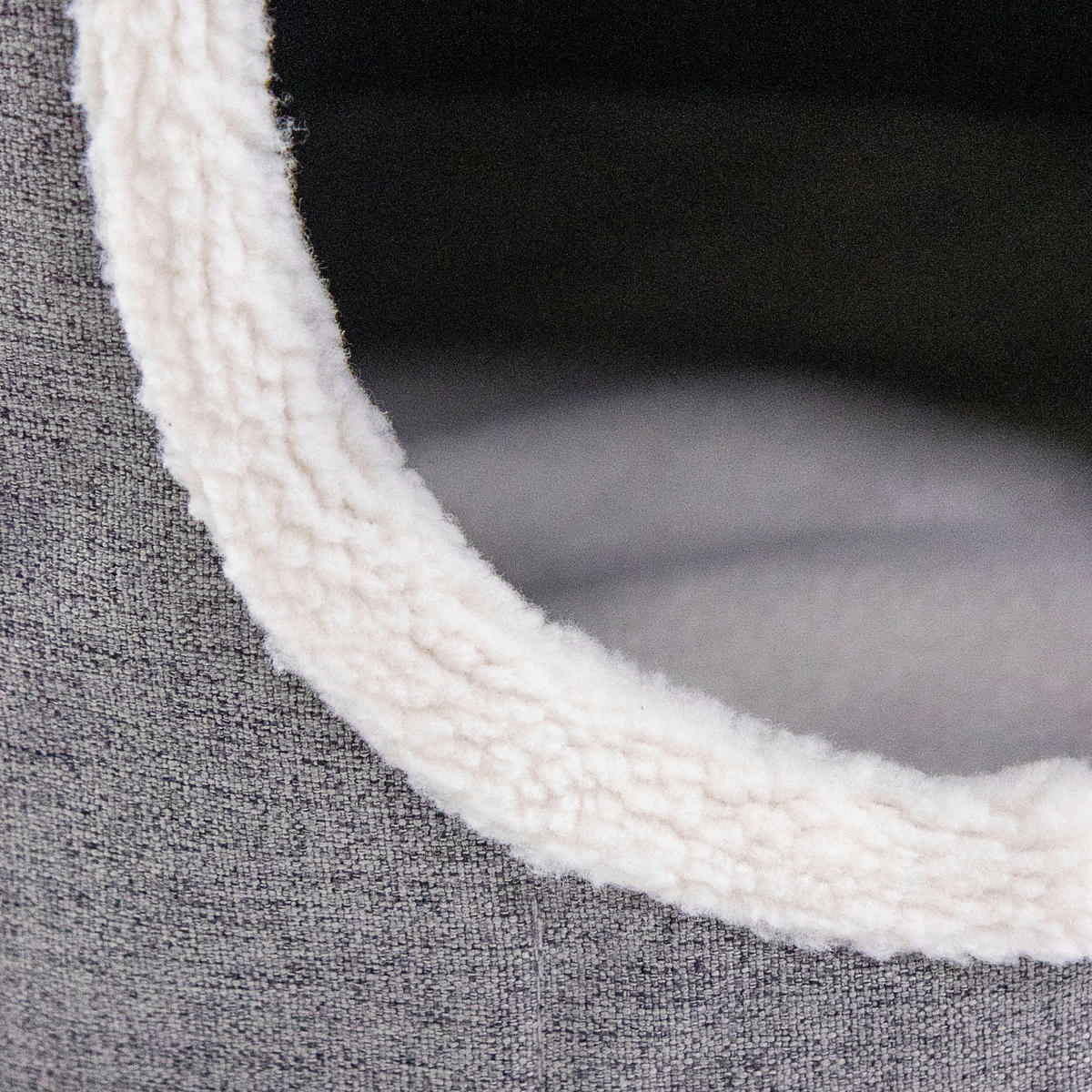 TIERHAUS - Grau, MODERN, Textil (38/38/38cm) - MID.YOU