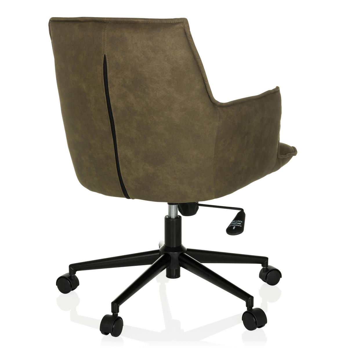 DREHSTUHL Grün  - Schwarz/Grün, MODERN, Kunststoff/Textil (54/85/70cm) - MID.YOU