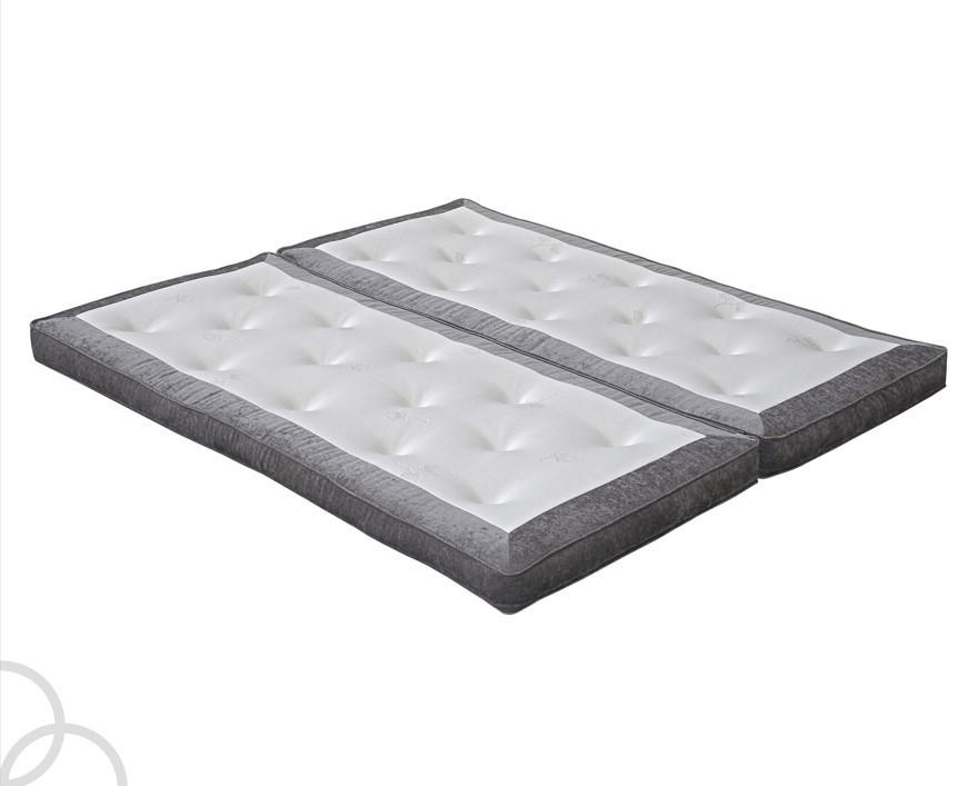 BÄDDMADRASS 160/200 cm  höjd ca 9 cm  - vit, Klassisk, textil (160/200cm) - Cassando