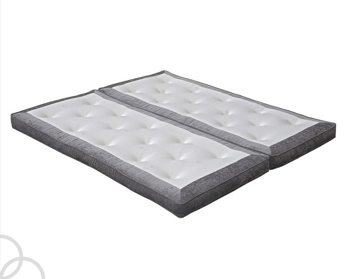 BÄDDMADRASS 180/200 cm  höjd ca 9 cm  - vit, Klassisk, textil (180/200cm) - Cassando