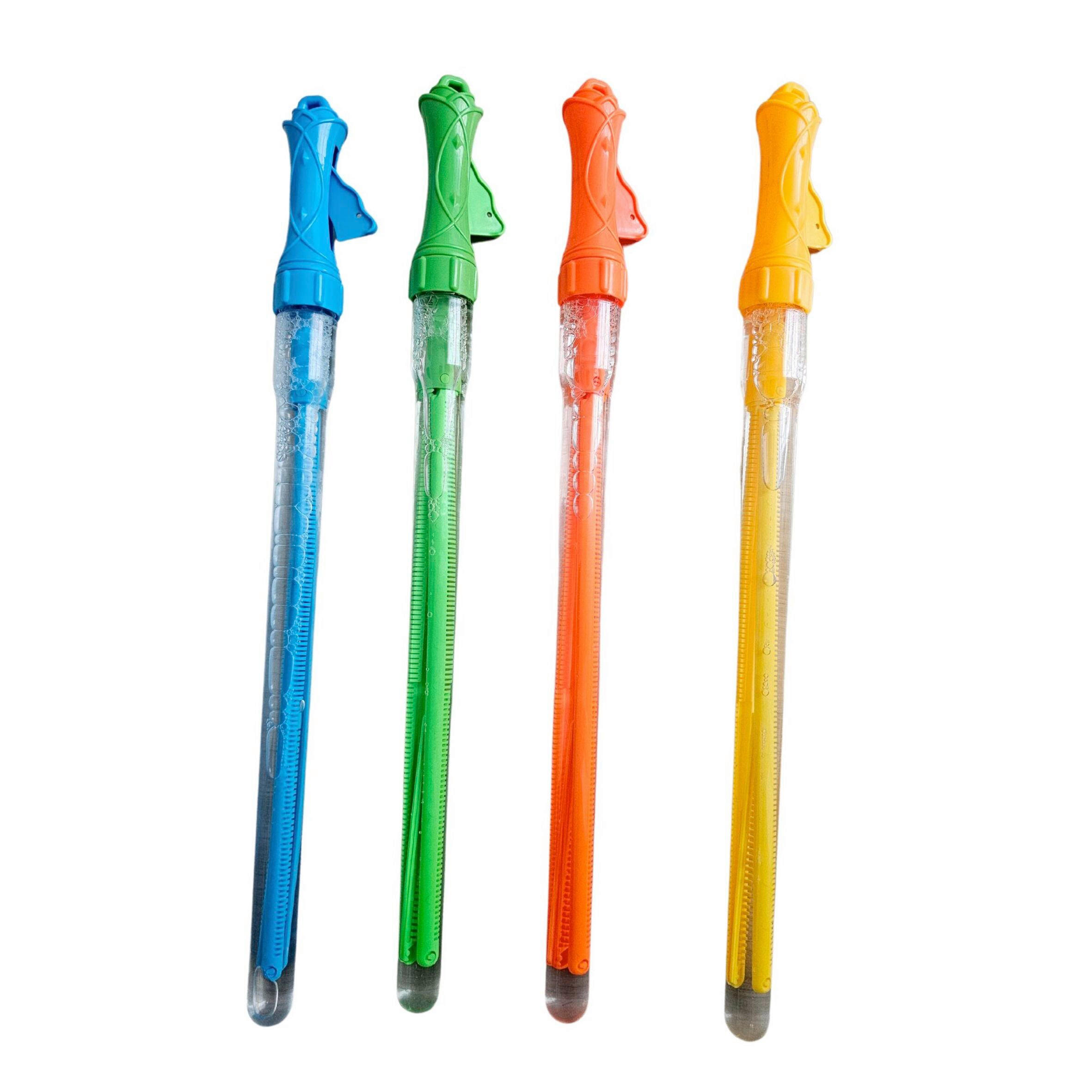 SEIFENBLASEN Triangel Seifenblasenstab Gelb, Hellblau, Hellgrün  - Gelb/Hellgrün, Basics, Kunststoff (44,5/3,5/5cm) - alldoro