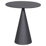 BEISTELLTISCH in Metall, Glas, Keramik 48,5/48,5/55 cm  - Anthrazit/Schwarz, Design, Glas/Keramik (48,5/48,5/55cm) - Dieter Knoll