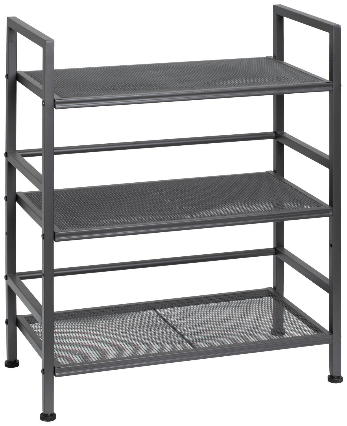 SCHUHREGAL Grau  - Weiß/Grau, MODERN, Metall (59/70/30cm) - PBJ