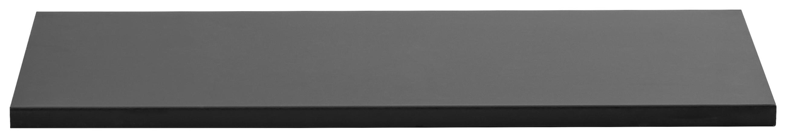 VÄGGHYLLA 60/1,8/25 cm  - svart, Klassisk, trämaterial (60/1,8/25cm) - Xora