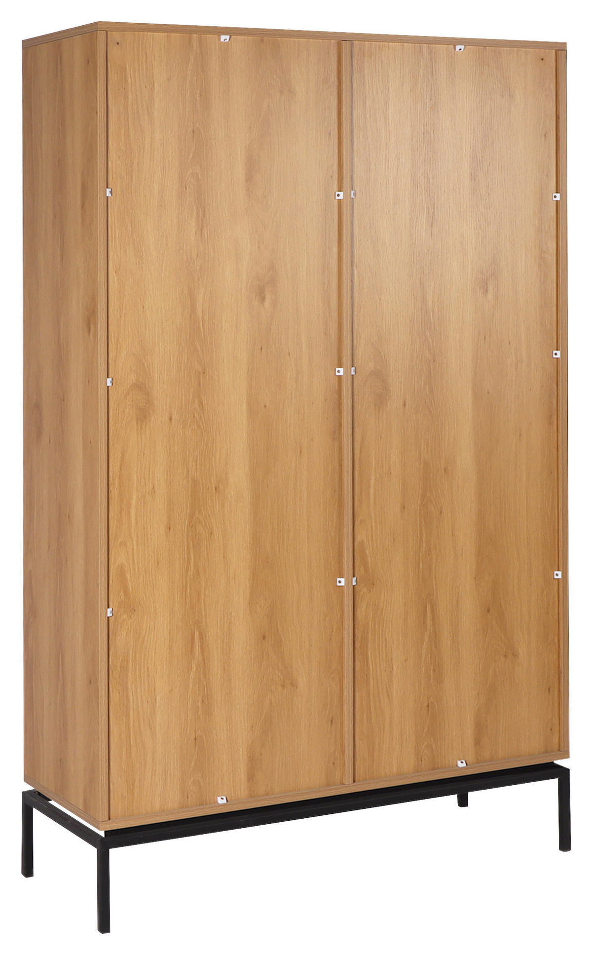 ESKÜVŐI SZEKRÉNY 110/180/40 cm  - natúr/fekete, Design, faalapú anyag (110/180/40cm) - Xora