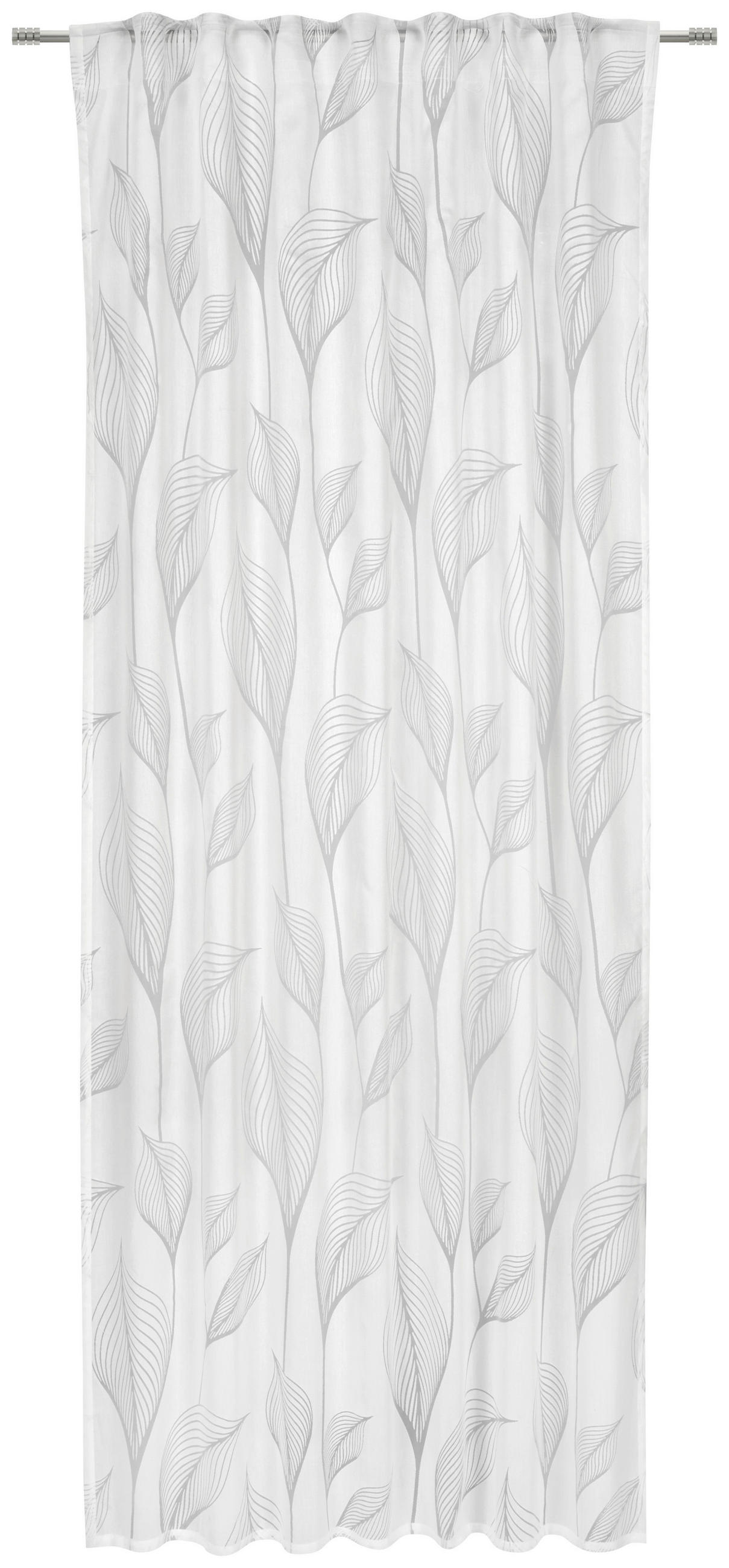 FERTIGVORHANG transparent  - Weiß, Trend, Textil (135/245cm) - Esposa