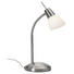 LAMPA STOLNÍ - bílá/barvy niklu, Konvenční, kov/sklo (13/40cm) - Boxxx LAMPA STOLNÍ - bílá/barvy niklu, Konvenční, kov/sklo (13/40cm) - Boxxx