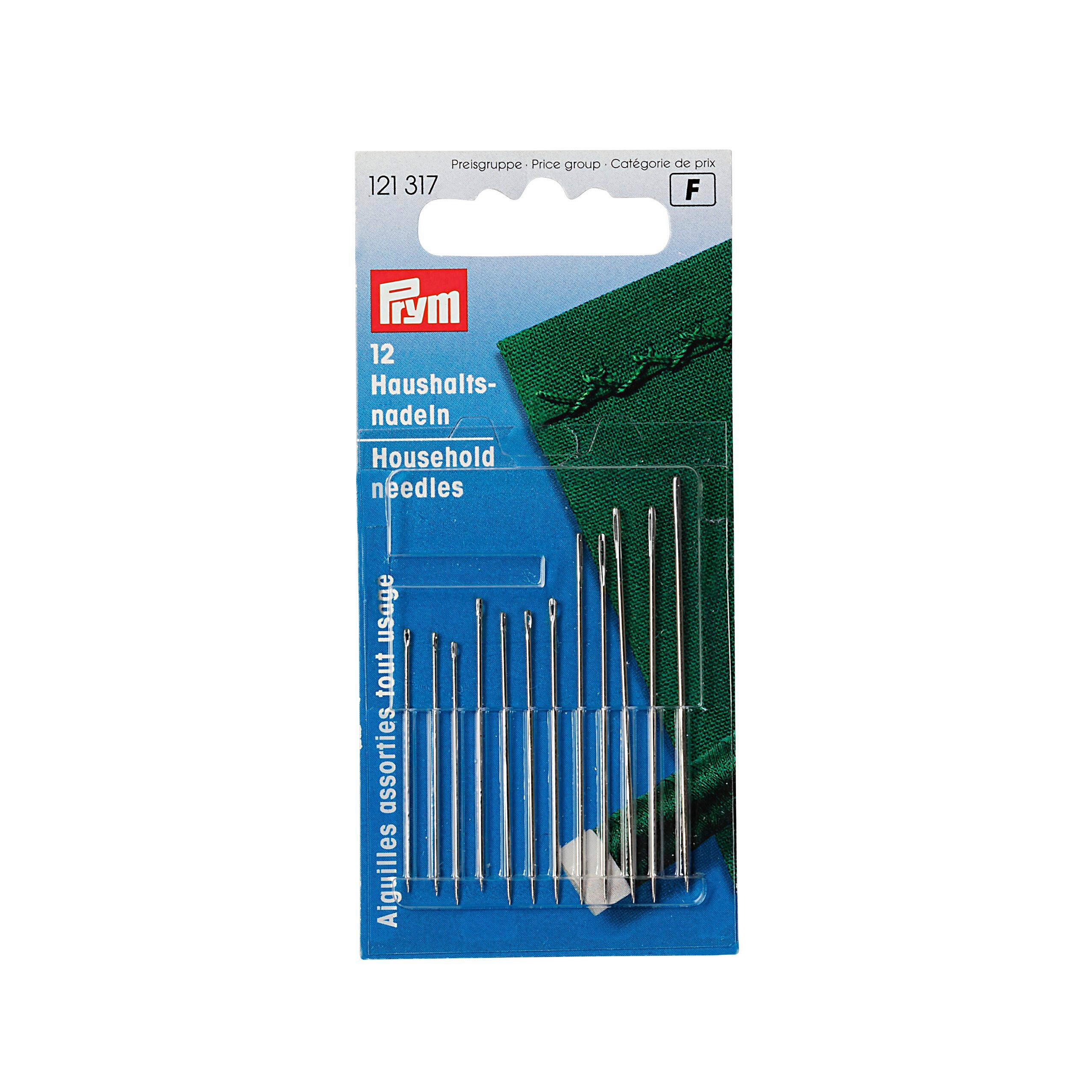 NÄHNADELNSET - Silberfarben, Basics, Metall (4.9/10.5cm)