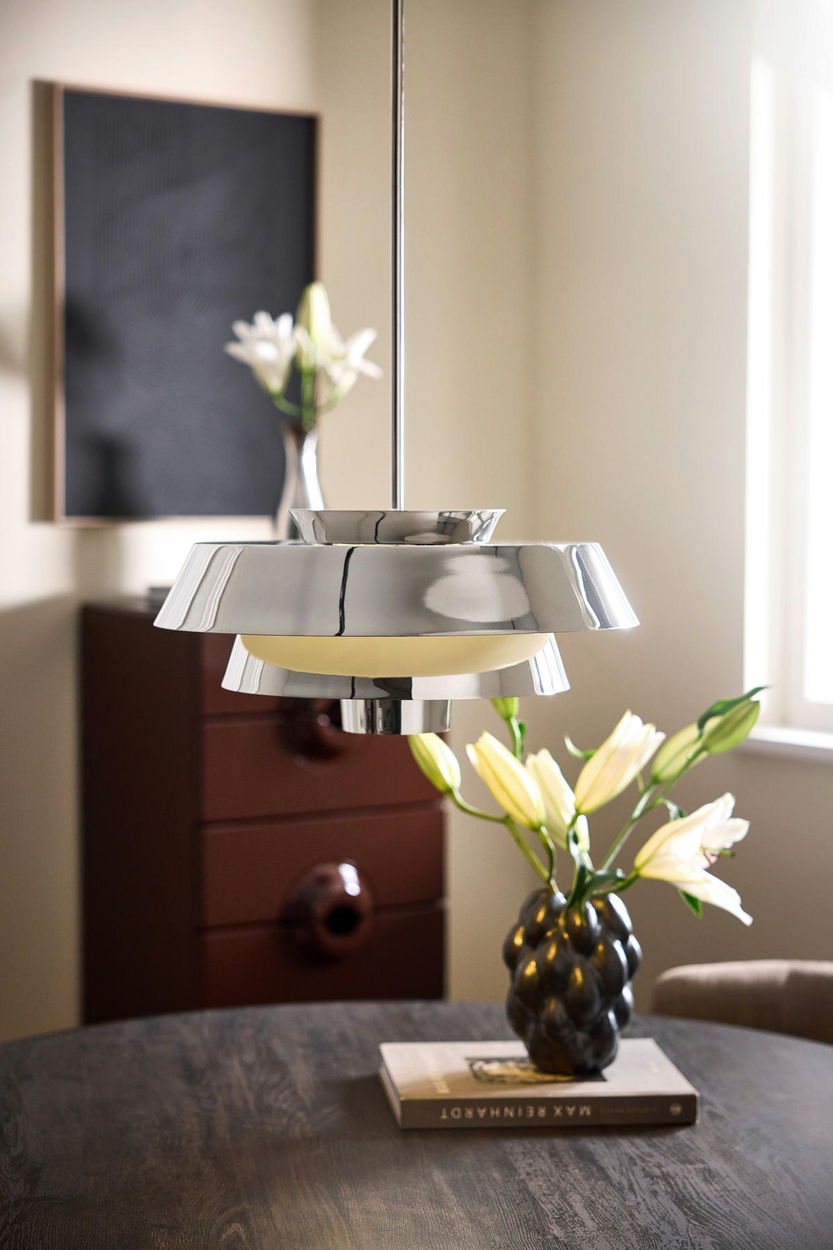 HÄNGELEUCHTE 45.7/39.7  cm    - Nickelfarben, Design, Metall (45.7/39.7 cm) - Elstead Lighting