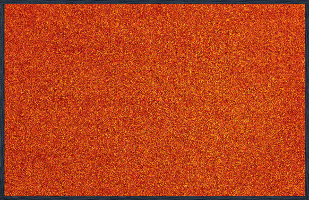 FUßMATTE  40/60 cm  Orange  - Orange, KONVENTIONELL, Kunststoff/Textil (40/60cm) - wash+dry