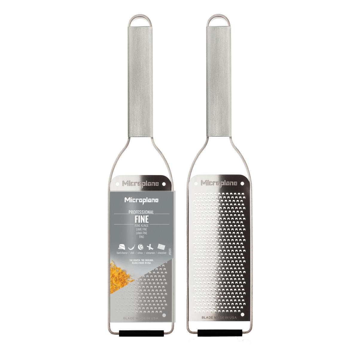 RIBEŽ  - boje oplemenjenog čelika, Basics, metal/plastika (30/6.8/1.5cm) - MICROPLANE