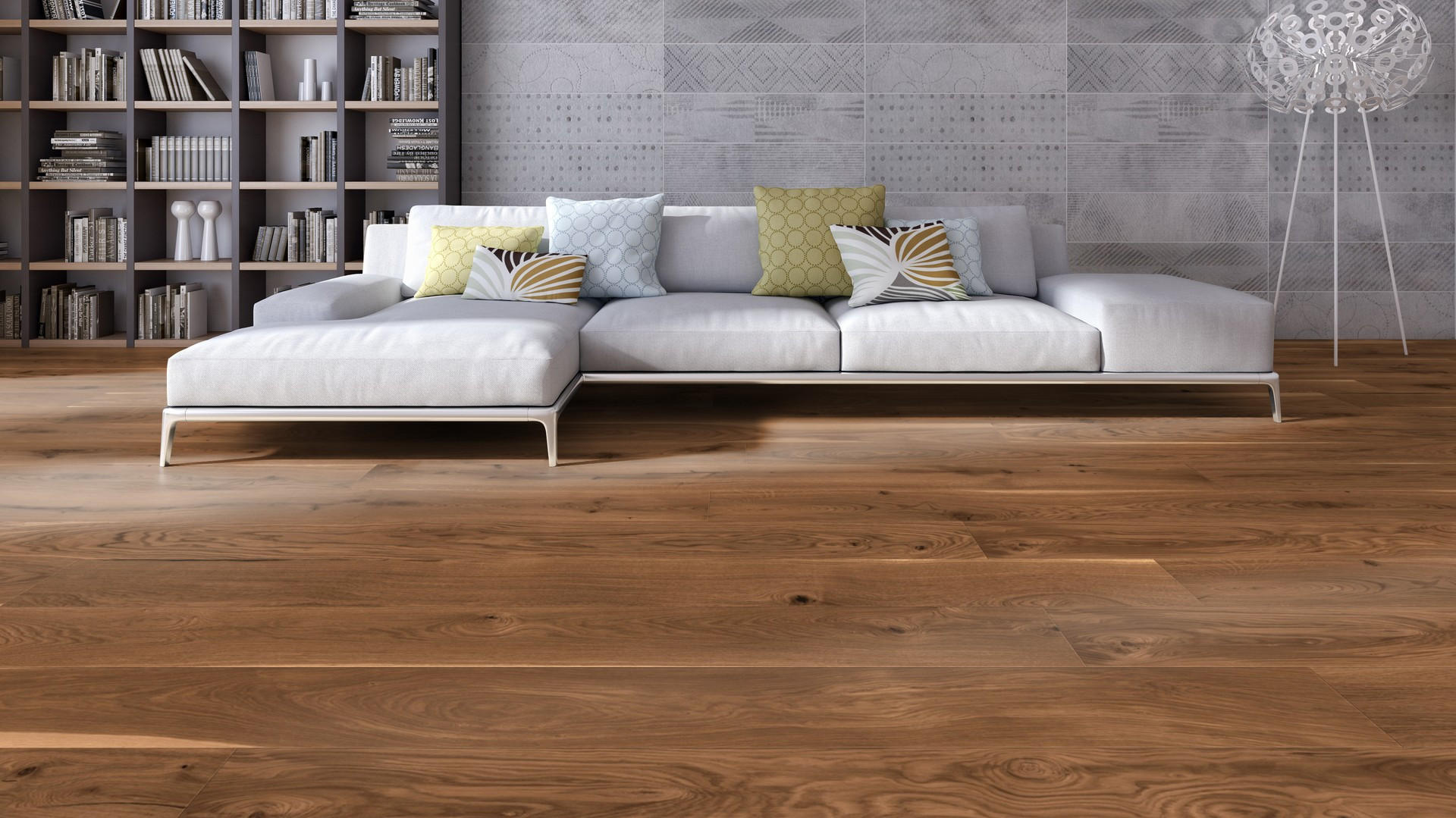 LANDHAUSDIELE, Eiche Amber Pflegefrei Diele  per  m² - Eichefarben, Design, Holz (224,5/19,3/1,3cm) - Weitzer Parkett