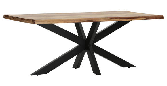 TISCHPLATTE      - Sheeshamfarben, Design, Holz (200/100/5cm) - Landscape