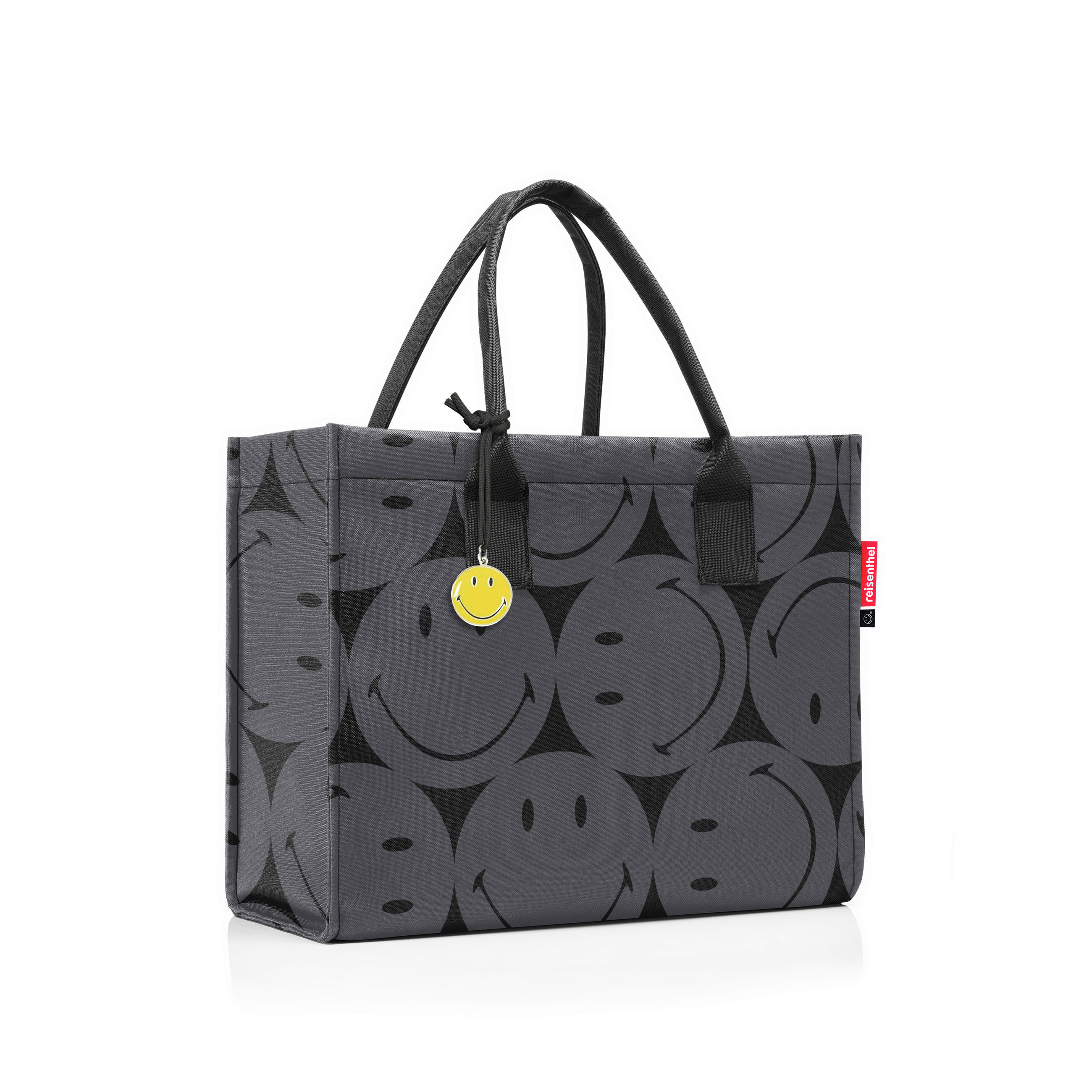 Reisenthel Einkaufstasche Daily shopper smiley grey Anthrazit 42x35x17 cm