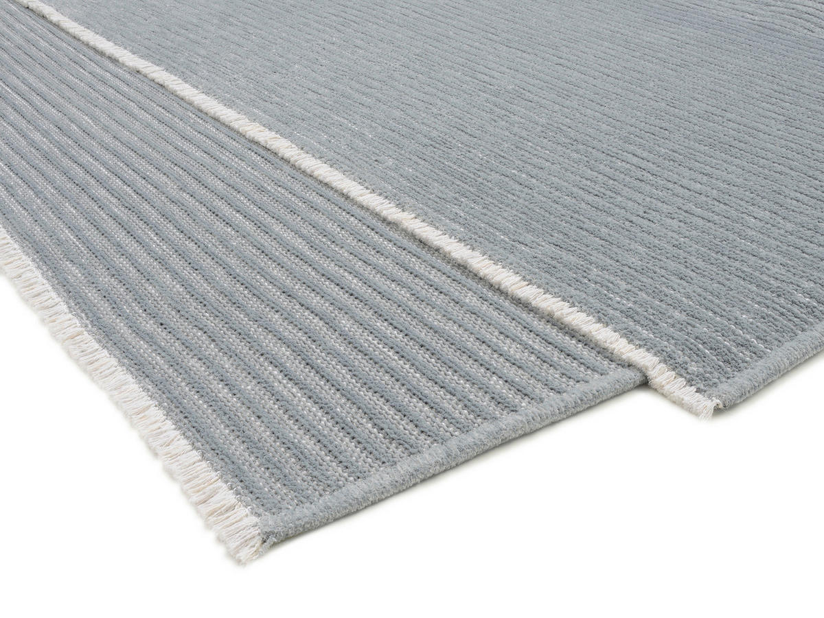 FLACHWEBETEPPICH 65/130 cm Grau  - Grau, Design, Textil (65/130cm) - Novel
