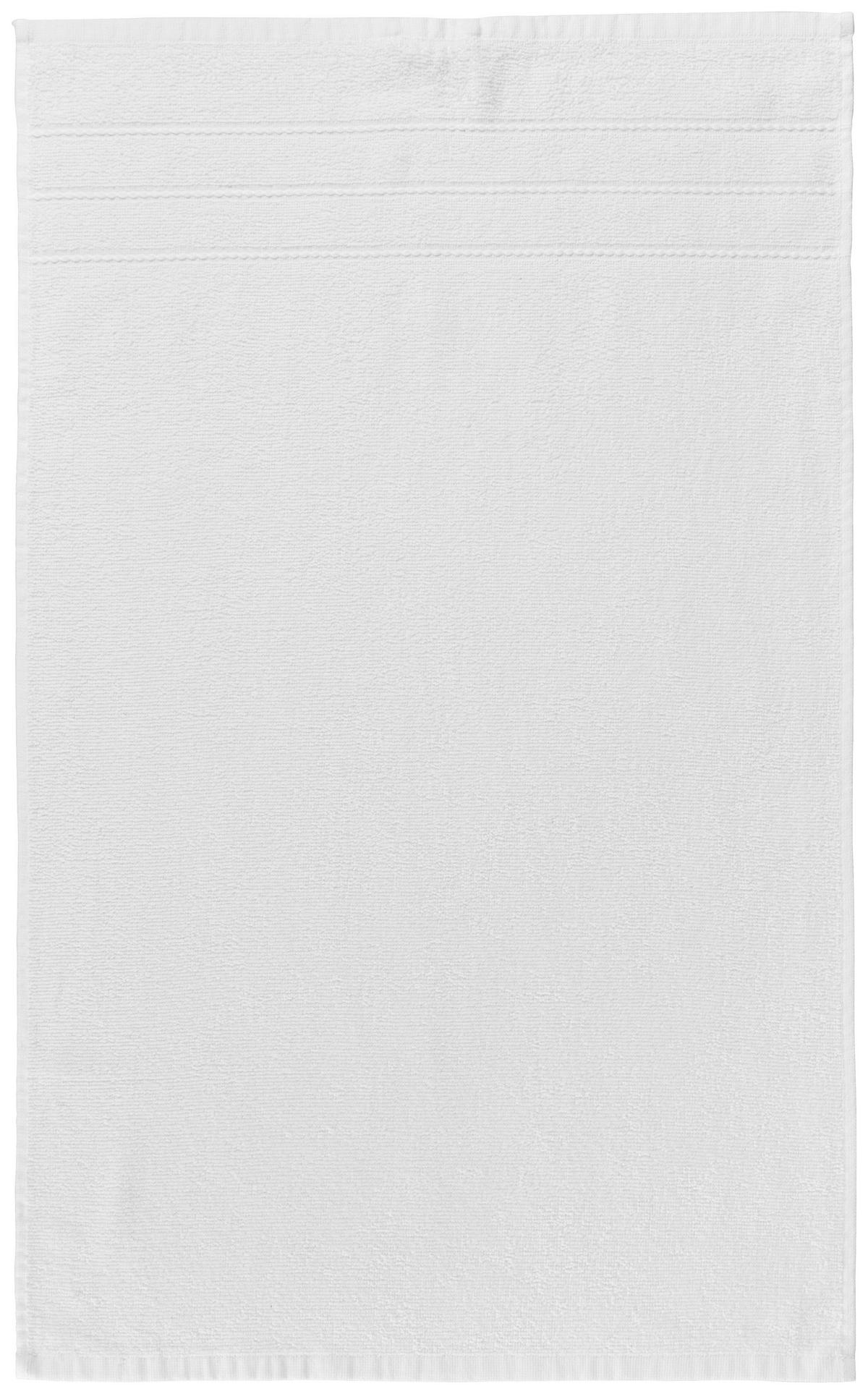KÉZTÖRLŐ 50/90 cm fehér  - fehér, Basics, textil (50/90cm) - Boxxx