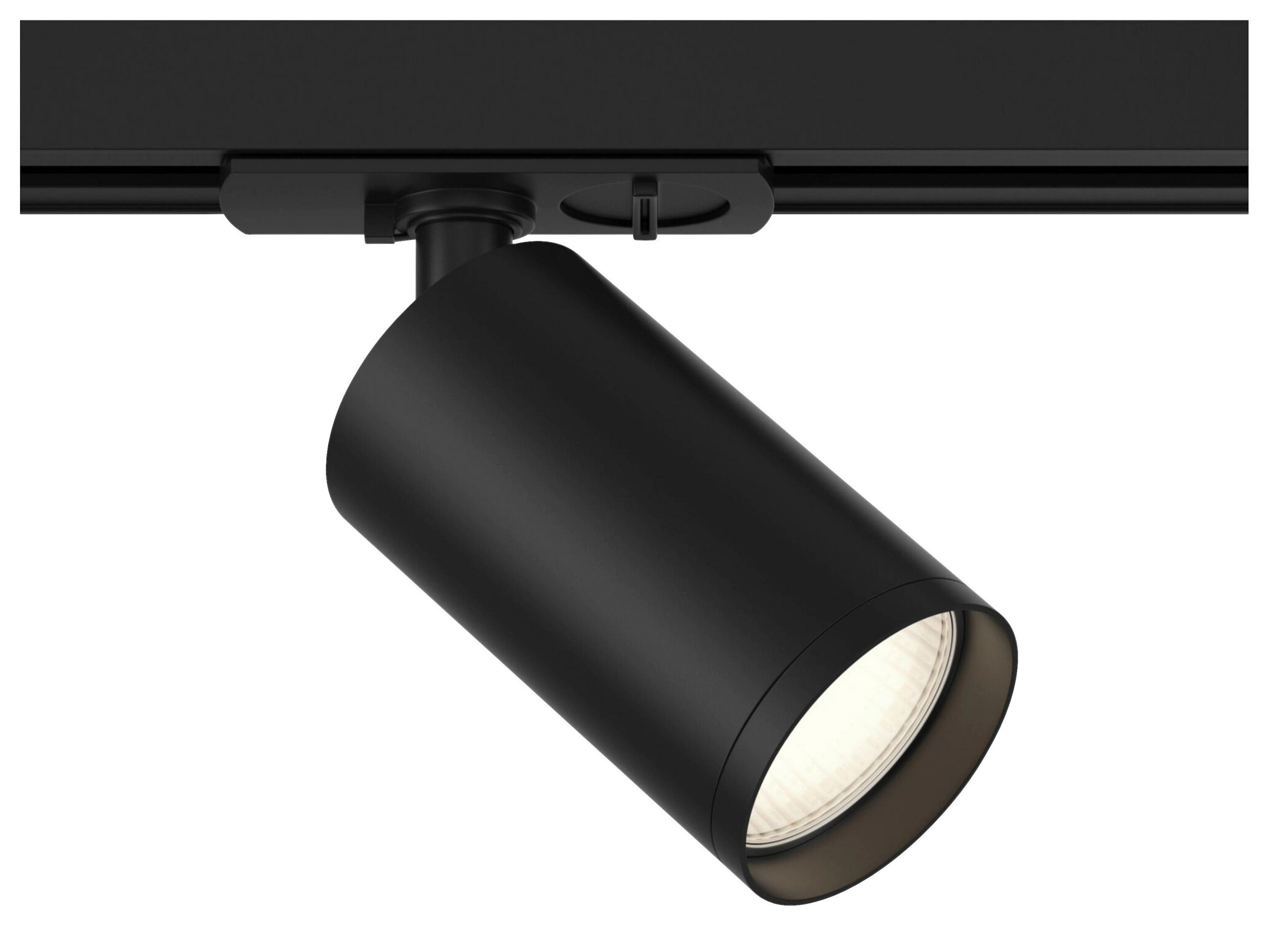 SCHIENENSYSTEM-STRAHLER 5,2/12,5/9,2 cm - Schwarz, Basics, Metall (5,2/12,5/9,2cm) - MAYTONI