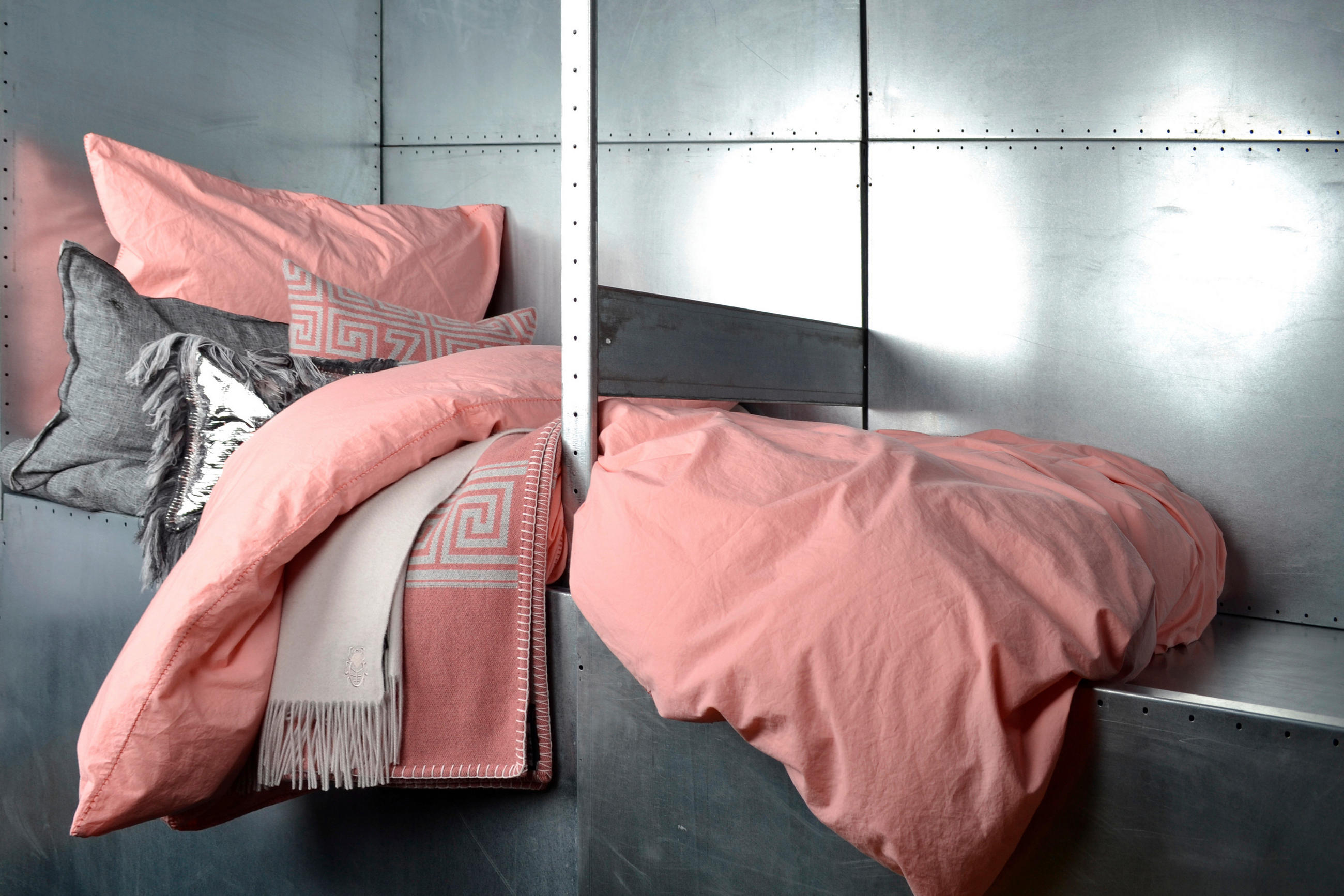 KISSENHÜLLE EASY 40/80 cm  - Koralle/Rosa, Basics, Naturmaterialien/Textil (40/80cm) - Zoeppritz