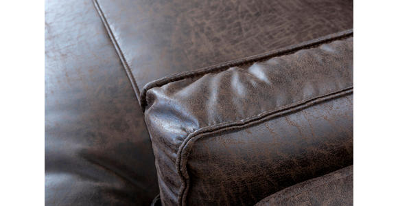 ECKSOFA in Lederlook Grün  160/295 cm  - Schwarz/Grün, Design, Textil/Metall (160/295cm) - Hom`in