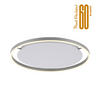 LED-DECKENLEUCHTE 28 W    58,5/58,5/5,3 cm  - Alufarben, Design, Kunststoff/Metall (58,5/58,5/5,3cm)