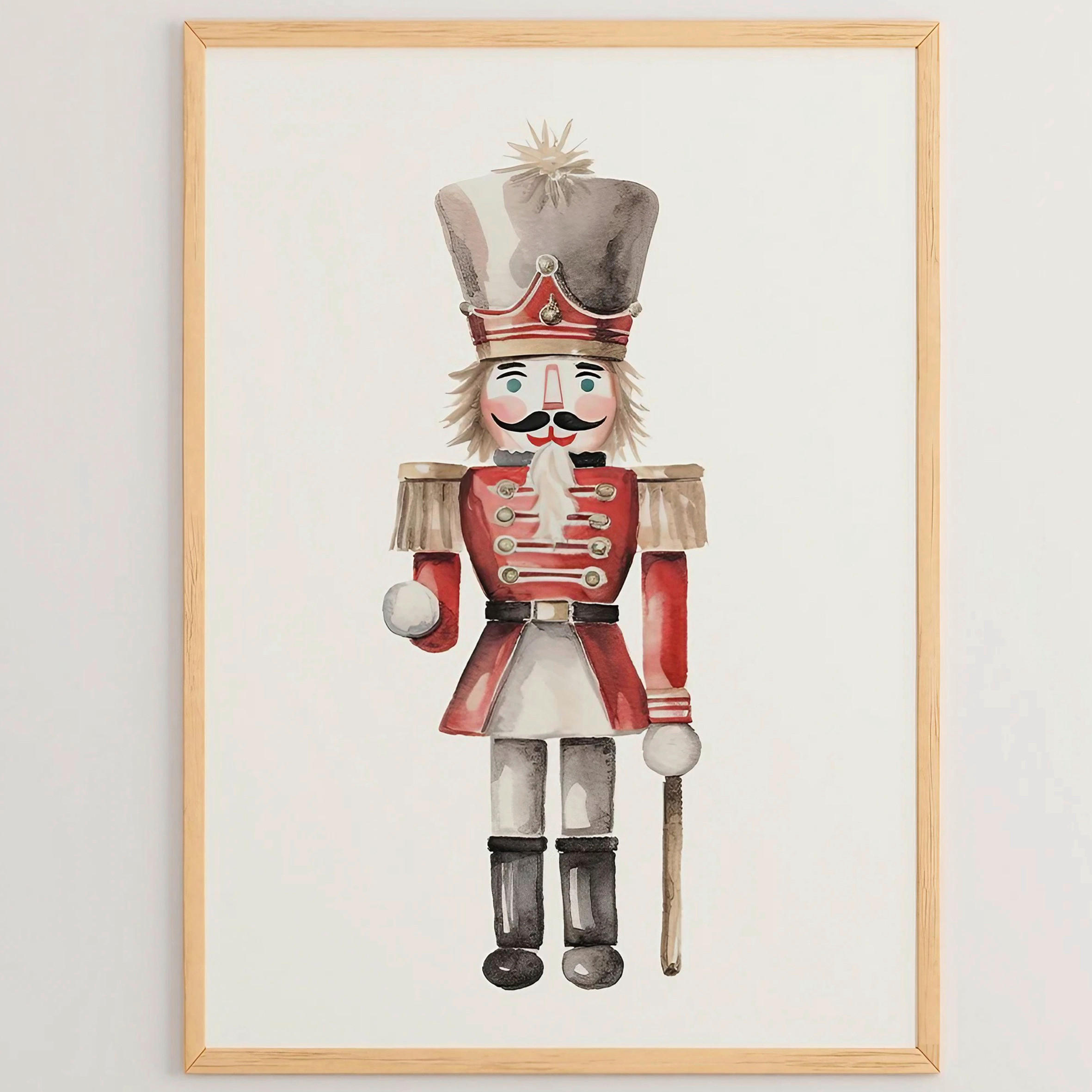 LEINWANDBILD 33/48/2 cm  - Rot/Creme, Basics, Holzwerkstoff (33/48/2cm) - X-Mas