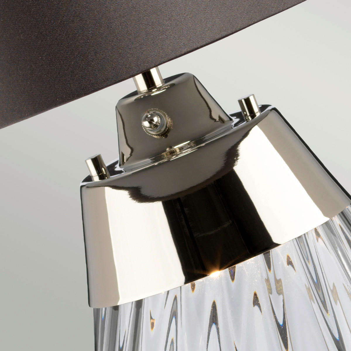 TISCHLEUCHTE - Klar/Braun, Konventionell (35/60.5cm) - Elstead Lighting