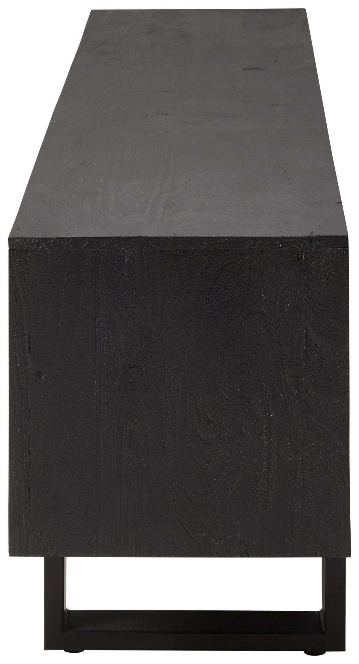 LOWBOARD  in 180/55/40 cm  - Goldfarben/Schwarz, Design, Holz/Metall (180/55/40cm) - Livetastic