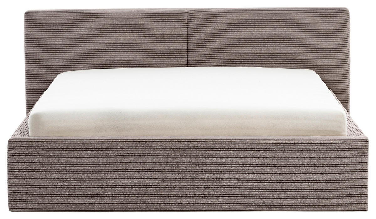 POLSTERBETT 140/200 cm  in Taupe  - Taupe, Basics, Textil (140/200cm) - Xora