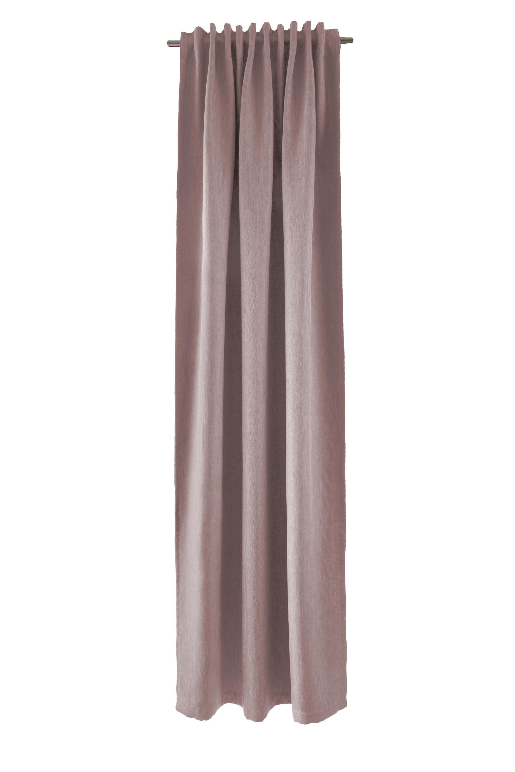 WÄRMESCHUTZVORHANG MILTON Verdunkelung 140/245 cm   - Rosa, Basics, Textil (140/245cm)