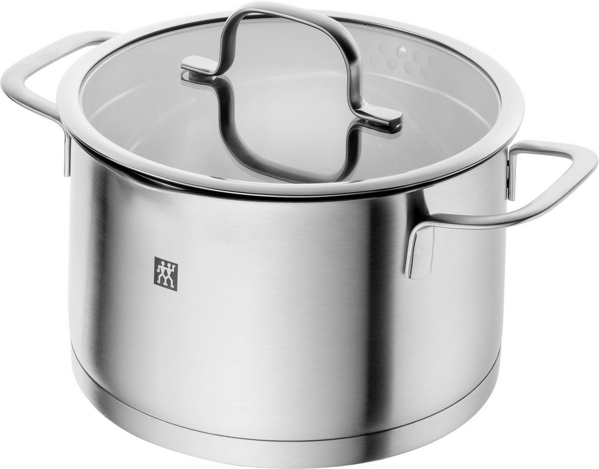 KOCHTOPFSET TrueFlow 6-teilig  - Edelstahlfarben, Basics, Metall - Zwilling