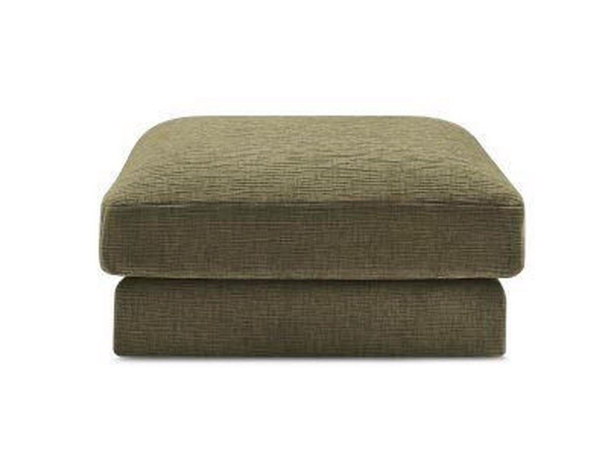HOCKER LEONARD Struktur Grün  - Schwarz/Grün, MODERN, Kunststoff/Textil (86/43/86cm)