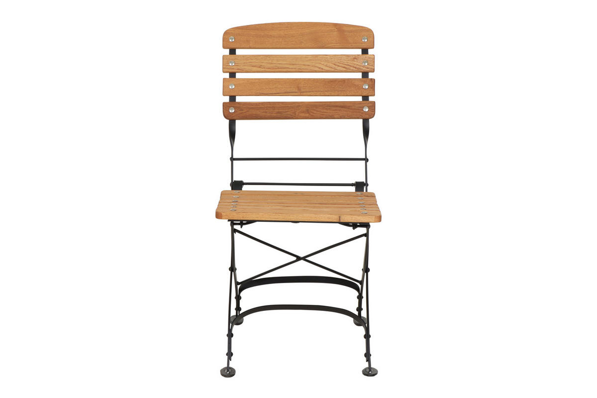 KLAPPSESSEL-SET in Holz, Metall Naturfarben  - Naturfarben, Basics, Holz/Metall (60/87/43cm) - Siena Garden