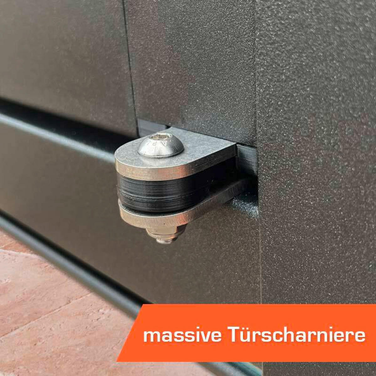 GERÄTEHAUS 443/229/338 cm  - Anthrazit, Basics, Kunststoff/Metall (443/229/338cm)