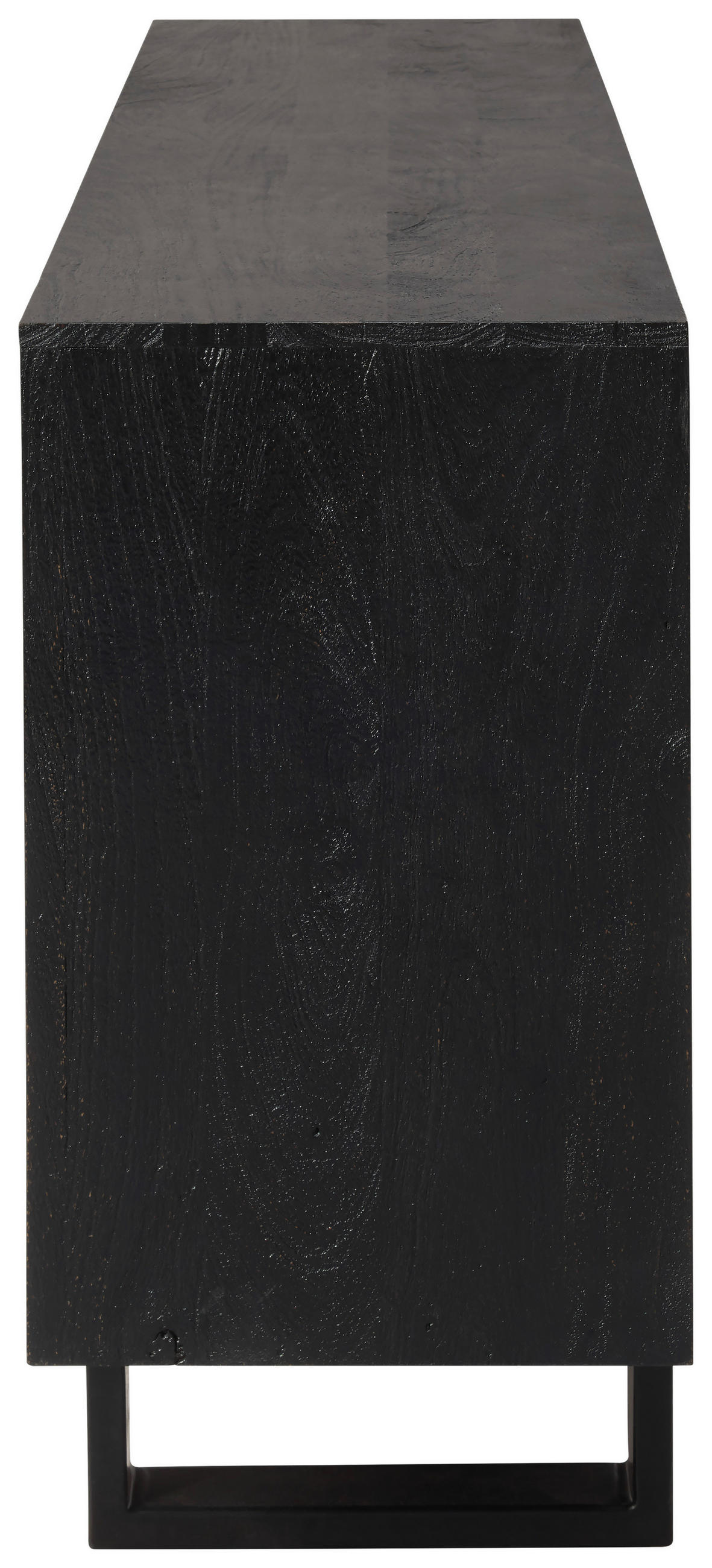 SIDEBOARD  in 180/80/40 cm  - Goldfarben/Schwarz, Design, Holz/Metall (180/80/40cm) - Livetastic