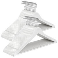 KLEIDERBÜGEL Holz, Metall  - Weiß, Basics, Holz/Metall (42,9/21/8cm)