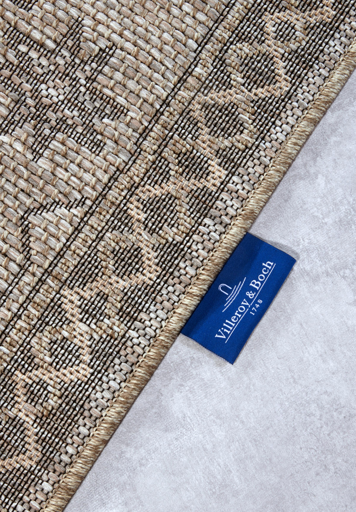 OUTDOORTEPPICH 155/230 cm Kollektion 1836 Hellbraun  - Hellbraun, Design, Kunststoff (155/230cm) - Villeroy & Boch