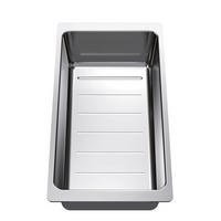 RESTESCHALE 233739  - Edelstahlfarben, Basics, Metall (36,8/8,2/18,5cm) - Blanco