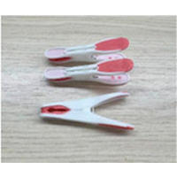 Cârlige De Rufe - albastru deschis/roz deschis, Basics, plastic (9/2/4cm) - Homeware