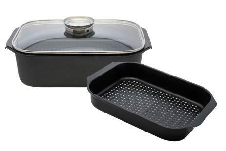 PEKÁČ,   - průhledné, Basics, kov/sklo (27/14/40,5cm) - ELO