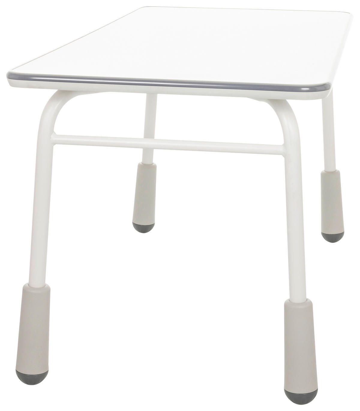 JUGENDSCHREIBTISCH   - Hellgrau, Basics, Holzwerkstoff/Metall (120/58-67/60cm) - MID.YOU
