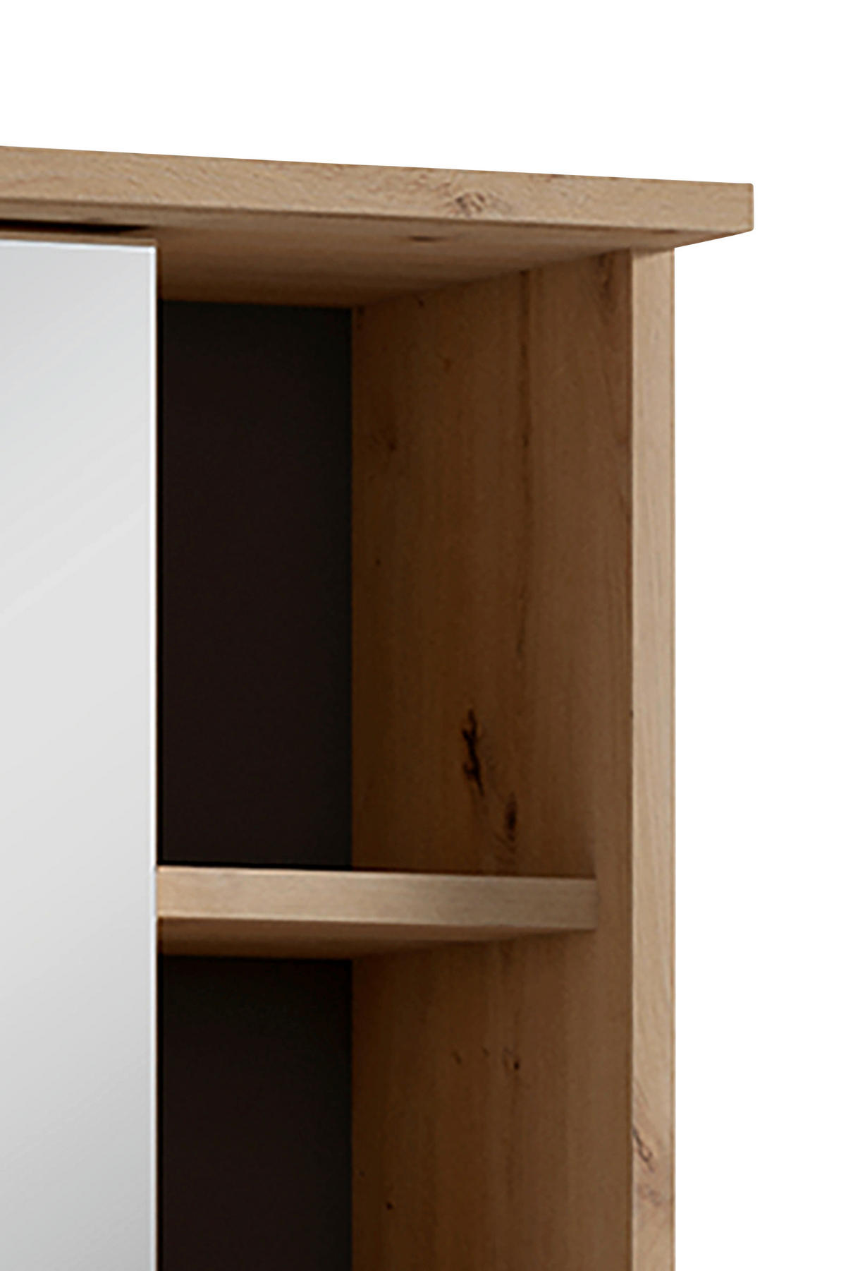 BADEZIMMER  in 114 cm  - Schwarz/Eiche Artisan, MODERN, Holzwerkstoff/Kunststoff (114cm) - MID.YOU