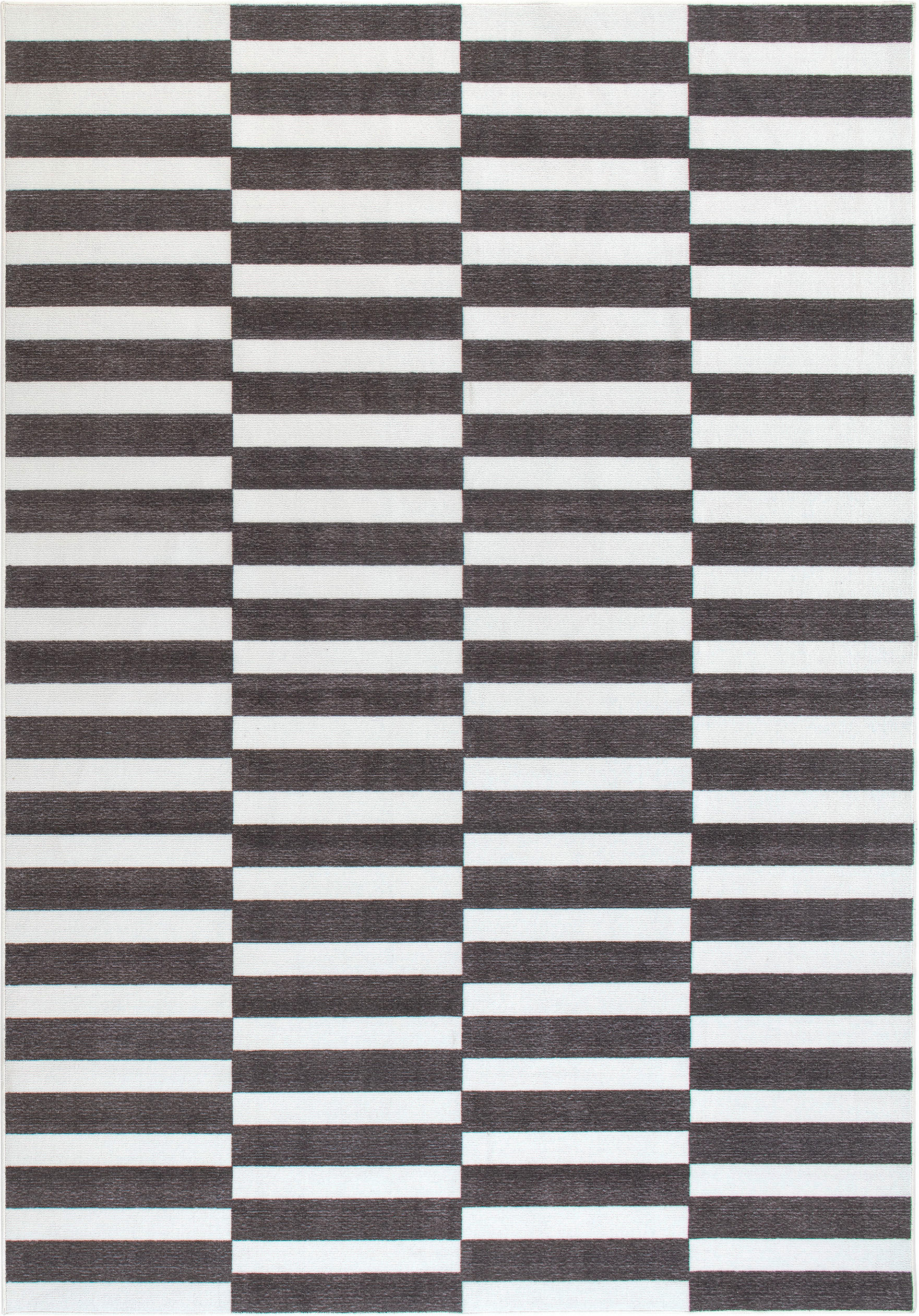 TUFTTEPPICH 200/290 cm MESIO STRIDER, waschbar Schwarz, Grauweiß rechteckig  - Grauweiß/Schwarz, Design, Kunststoff/Textil (200/290cm) - Lindorug