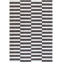 TUFTTEPPICH 200/290 cm MESIO STRIDER, waschbar Schwarz, Grauweiß rechteckig  - Grauweiß/Schwarz, Design, Kunststoff/Textil (200/290cm) - Lindorug